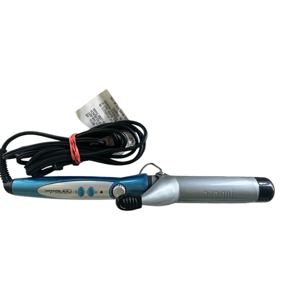 Jilbere de Paris Nano Silver Ceramic Curling Iron Blue